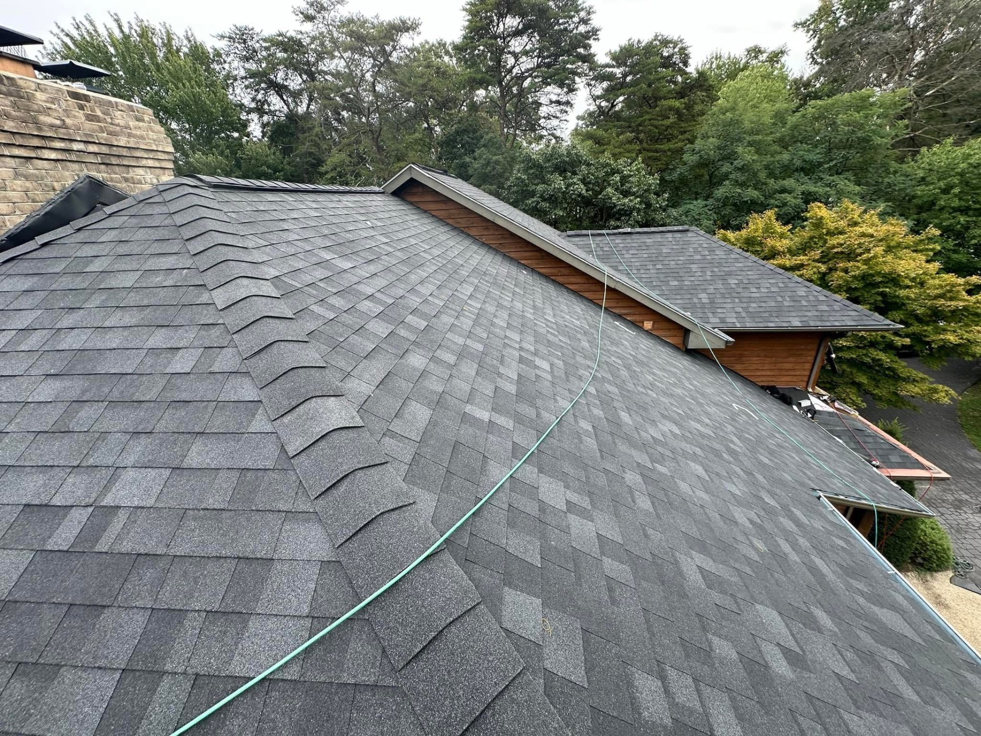 Dimensional shingle install